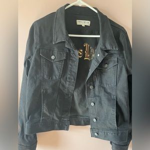 Idyllwind by Miranda Lambert Jean Jacket. Size Large. Color Black.  Like New.